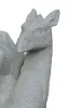 Product image 6 of the product “Sitting dragon on stone, looking to the right. The height is about 65 cm. Riverstone, natural stone. ”